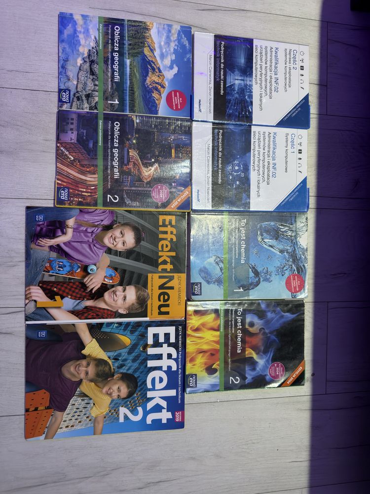 Książki do 1/2 klasy technikum/liceum informatyk ogólne