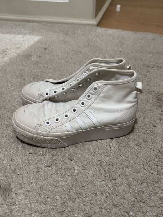 Tenis bota Adidas Branco 37,5