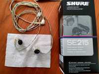 auscultadores Shure SE215 (isolating in-ear headphones)