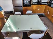Mesa vidro extensível