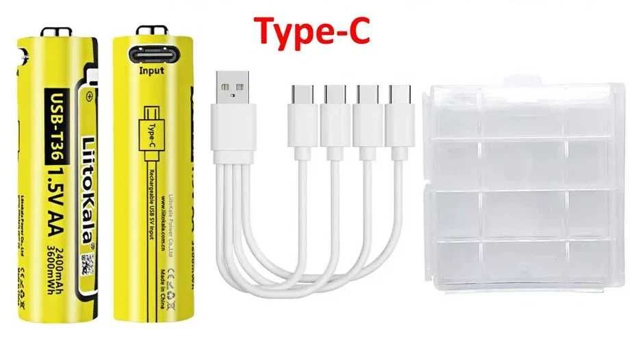 Акумулятор LiitoKala 1.5v AA / 1.2v AAA