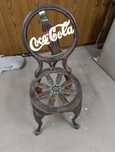 Cadeira vintage Coca Cola - ferro fundido - raridade