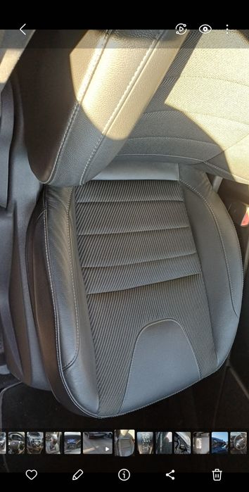 Fotel siedzenie kanapa półskóra ford kuga mk2