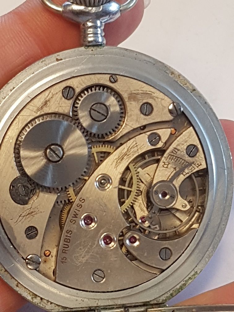 Stsry zegarek kieszonkowy Orator 25 lat, górniczy