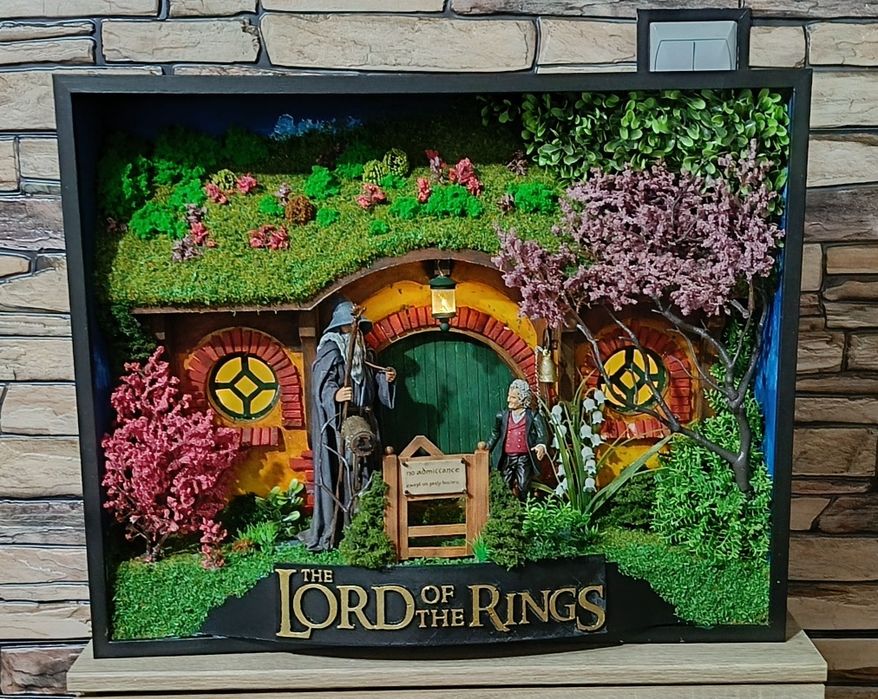 Obraz diorama LOTR władca pierścieni