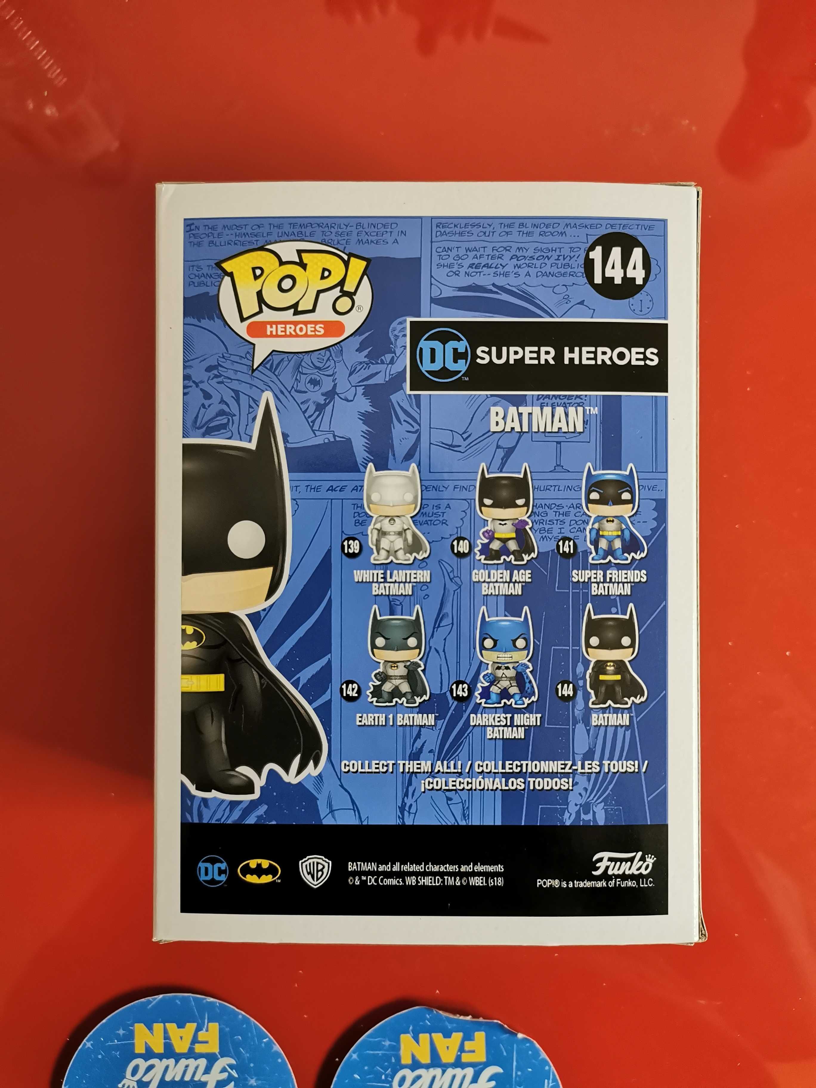 Funko Pop Batman Chrome Red