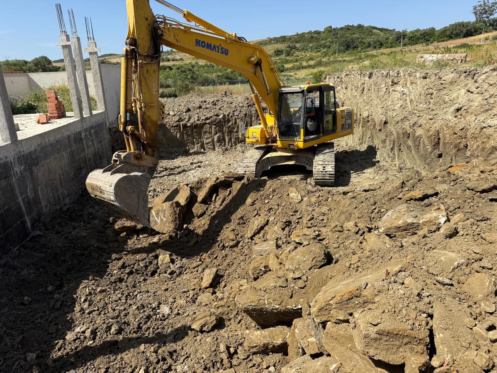 Cofragens e terraplanagens