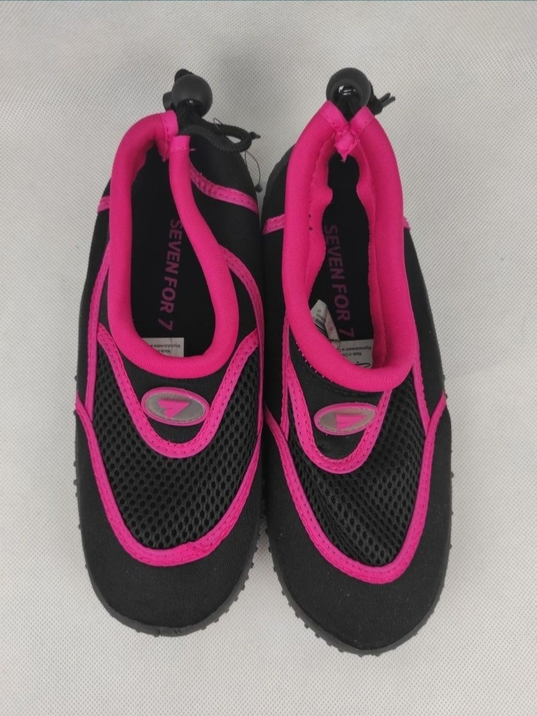 NOWE damskie czarno różowe buty do chodzenia w wodzie rozmiar 36