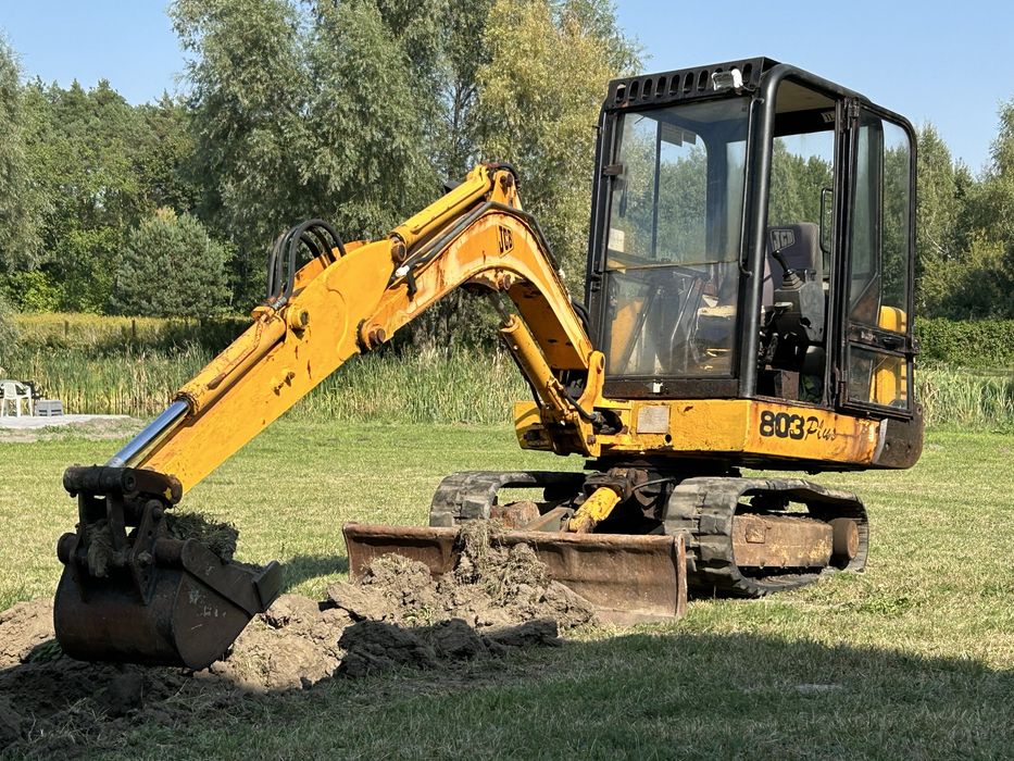 Koparka JCB 803 stan techniczhy DOBRY dżoistiki Perkins Kopie Jeździ