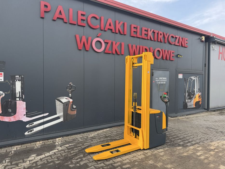 Paleciak elektryczny Jungheinrich 530 cm 1400 kg wózek Ejc 14