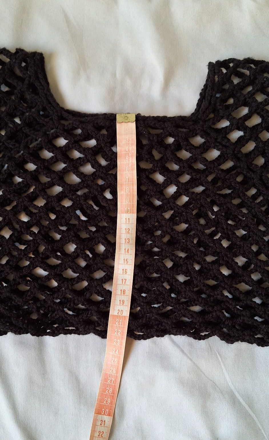Mesh top szydełko