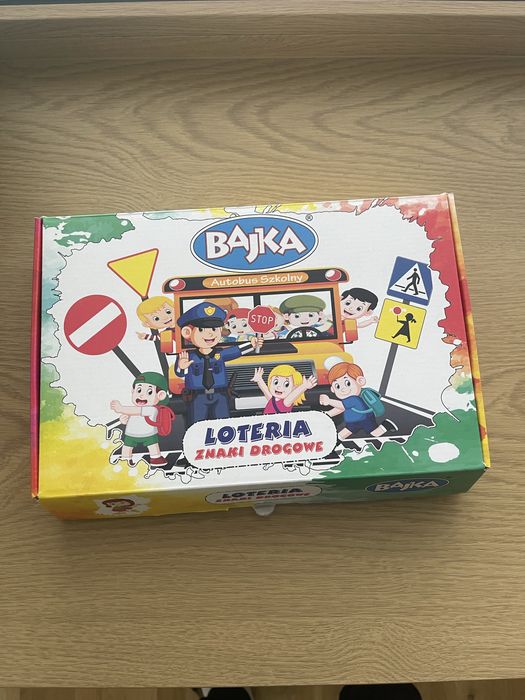 Gra dla dzieci Loteria znaki drogowe Bajka