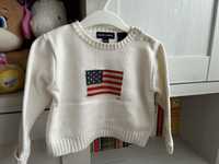 Sweter ralph lauren rozm ok 6-12 miesiecy