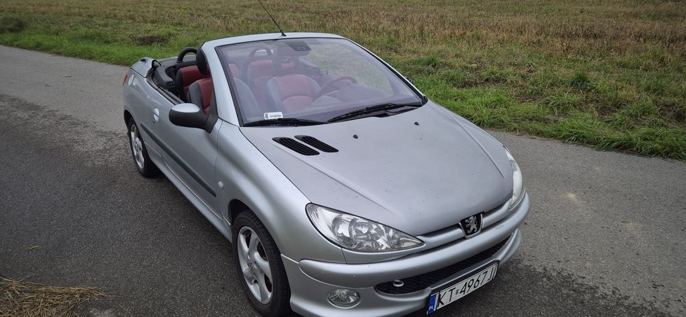 Peugeot 206cc cabrio 1.6 skóra zadbany