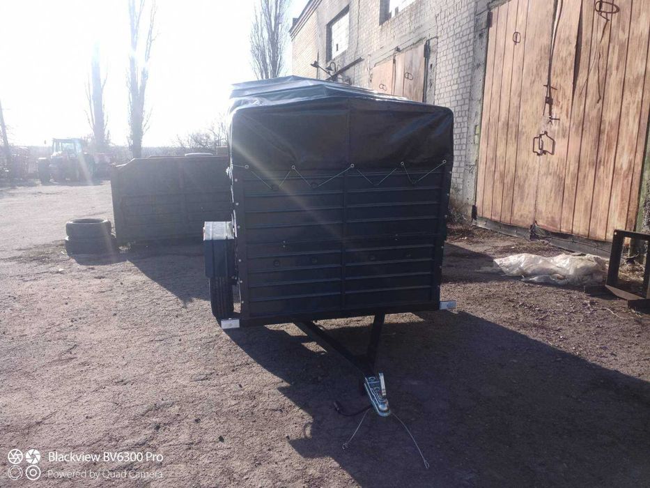 Причіп спеціалізований ПА 23 на ресорах Волга з двома бортами