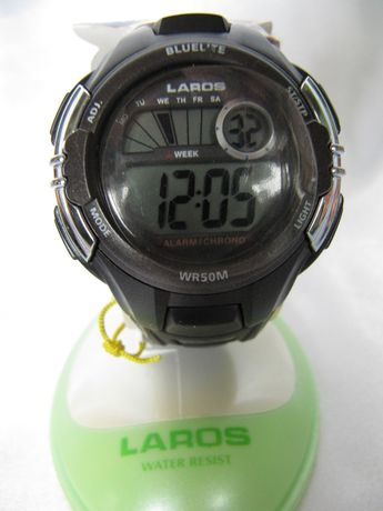 Часы электронные LAROS, новые, WR-50, для ныряния, ударопрочные