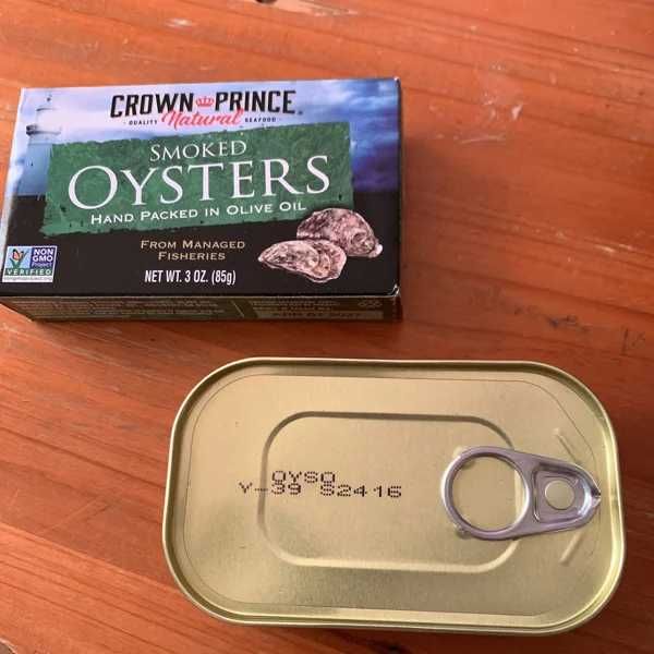 Wędzone ostrygi w oliwie z oliwek, 85 g