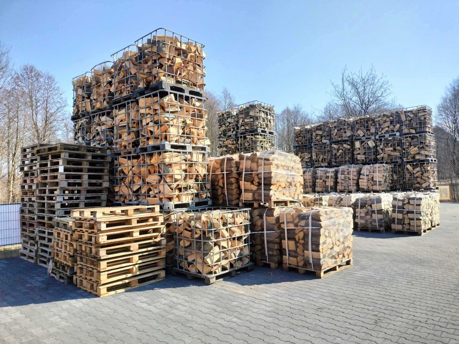 Drewno kominkowe/opałowe detal/HURT dąb buk grab brzoza sosna olcha