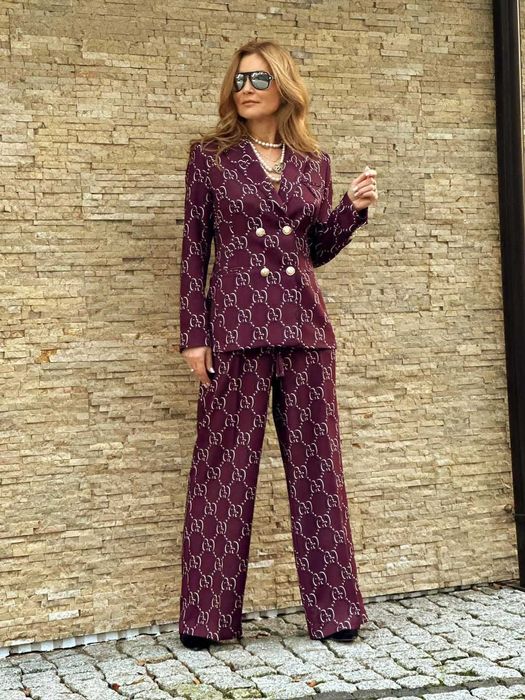 Garnitur damski Bordo/Nowy /rozmiar L /GG