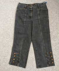Spodnie , spodenki jeansowe 3/4 damskie 44/46