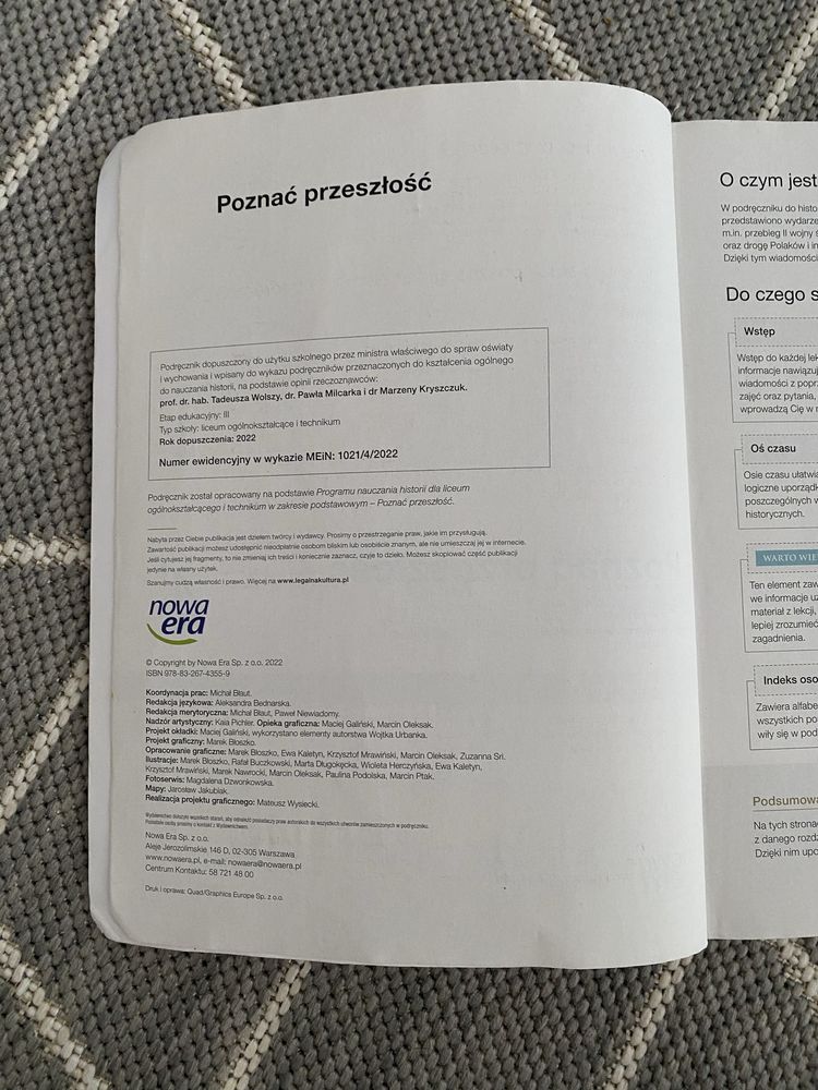 Podręcznik do historii poznać przeszłość 4 zakres podstawowy