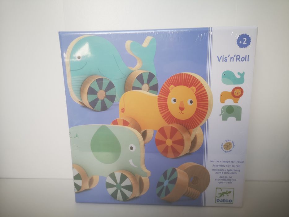 Djeco Drewniane wkrętki zwierzątka