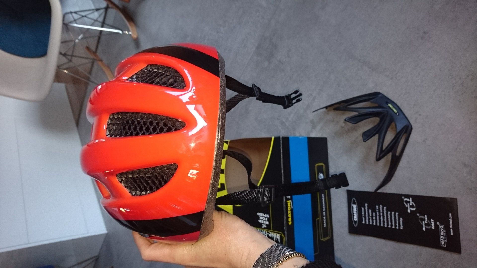 NOWY Kask na rower CRATONI magnum MTB s/m 53 57 obwód głowy