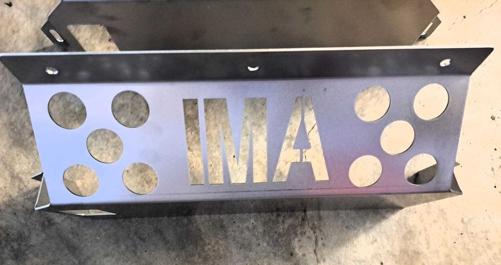 Proteção do carter em inox personalizada para Mini Clássico