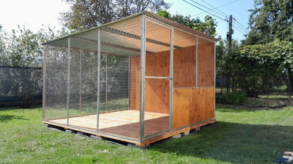 Woliera dla ptaków klatka dla kota  box