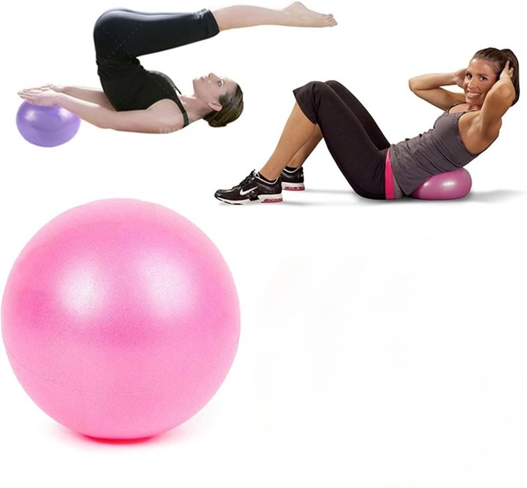 25cm Piłka do jogi pilatesu ćwiczeń gimnastyki rehabilitacji kolor róż
