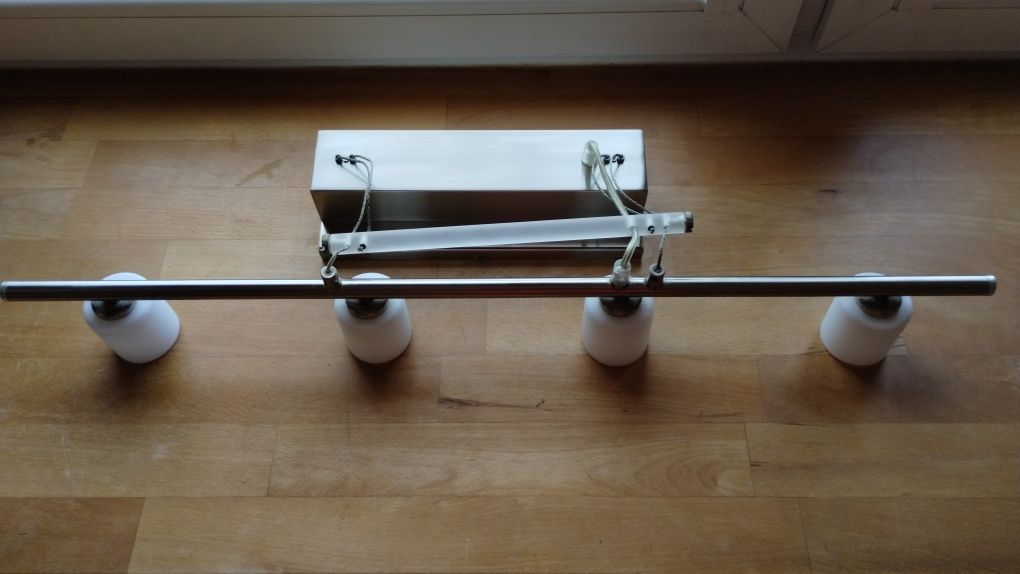 Lampa IKEA sufitowa wisząca stal nierdzewna regulowana jasność