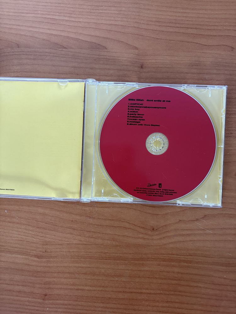 Płyta CD Billie Eilish Don't smile at me