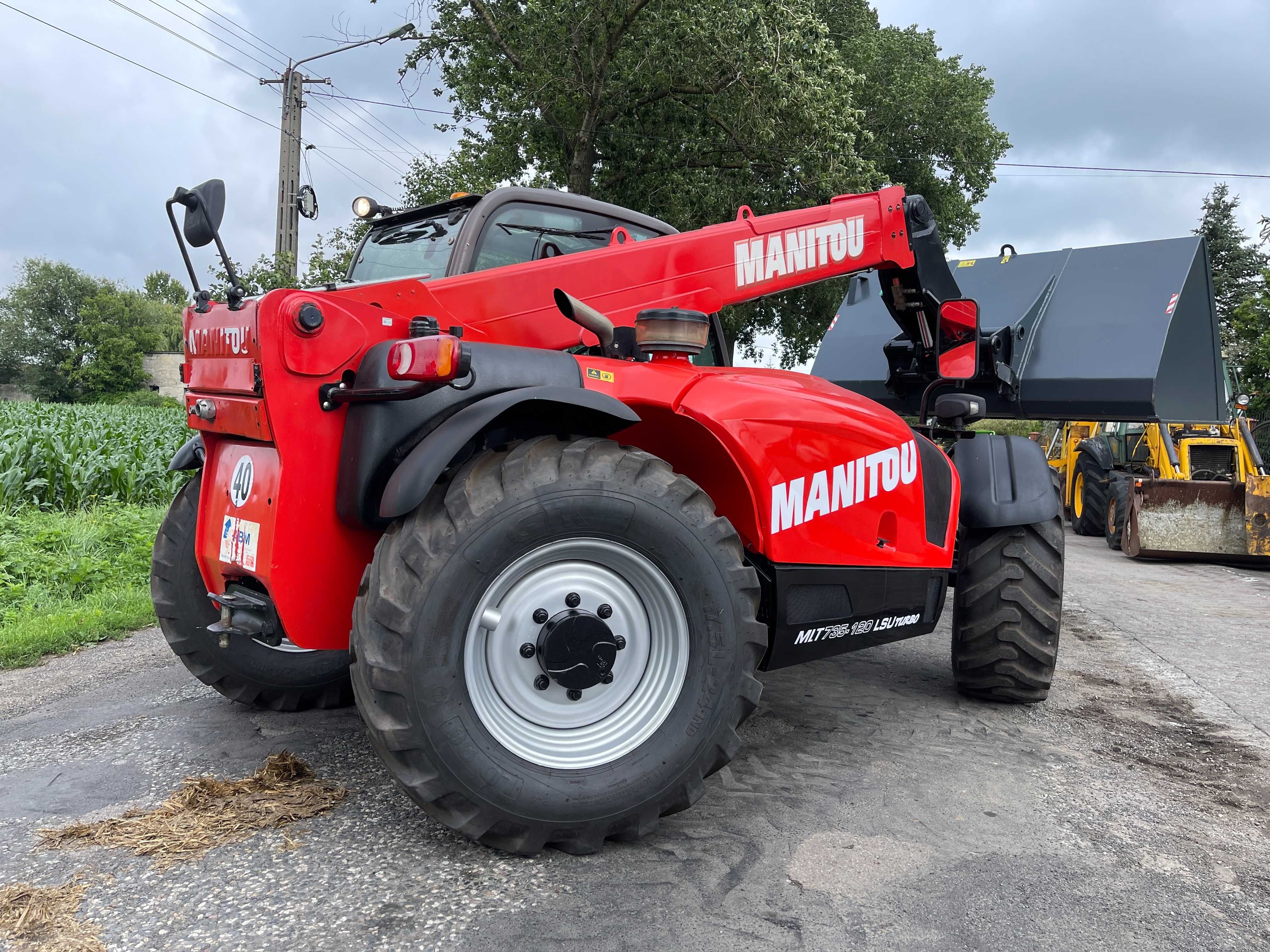 Ładowarka teleskopowa Manitou MLT 735-120*Bardzo ładna*2016 R*4900 MTG