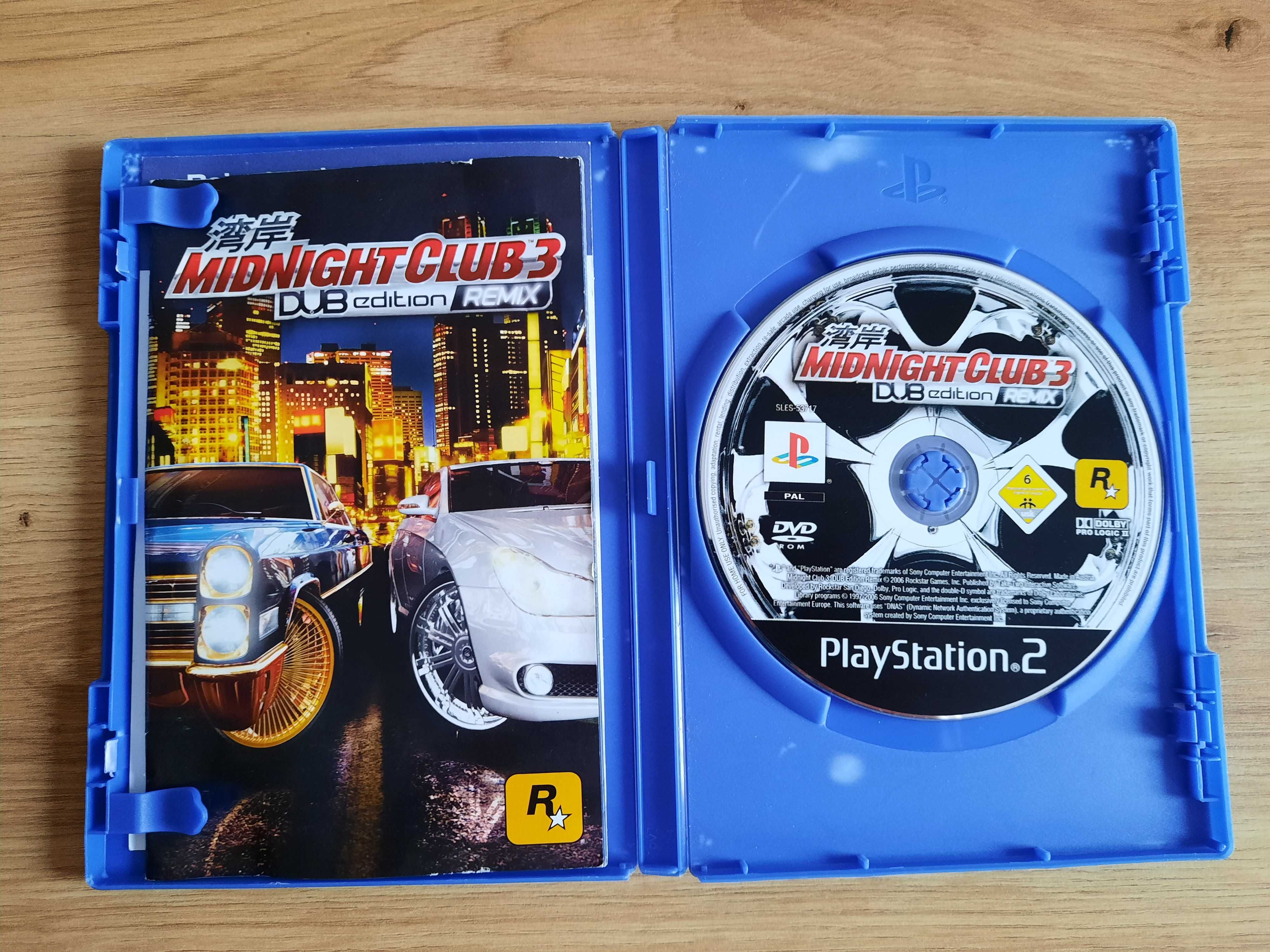 Midnight Club 3 Dub Remix PL Polskie Wydanie PS2