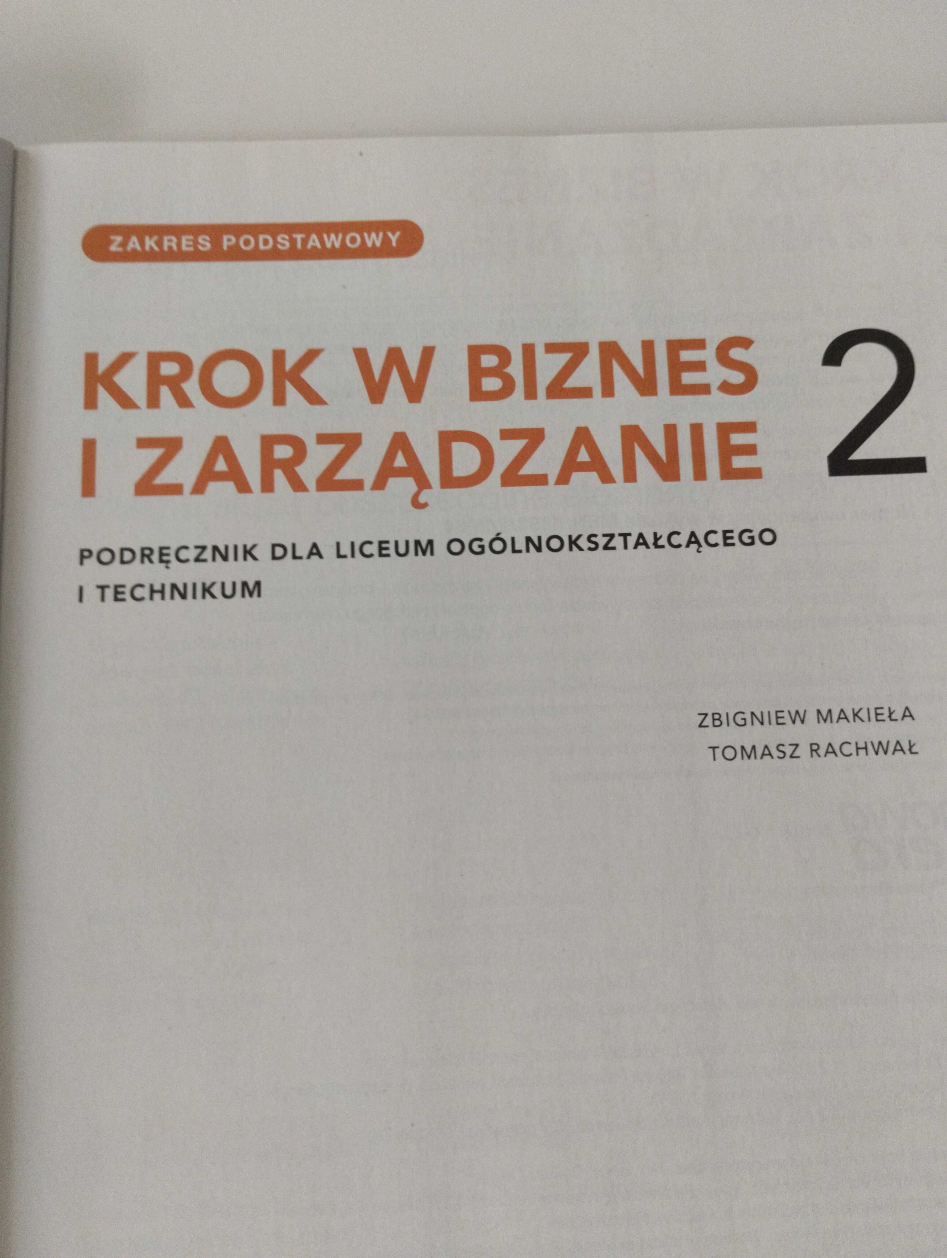 Krok w biznes i zarządzanie część 1 i 2