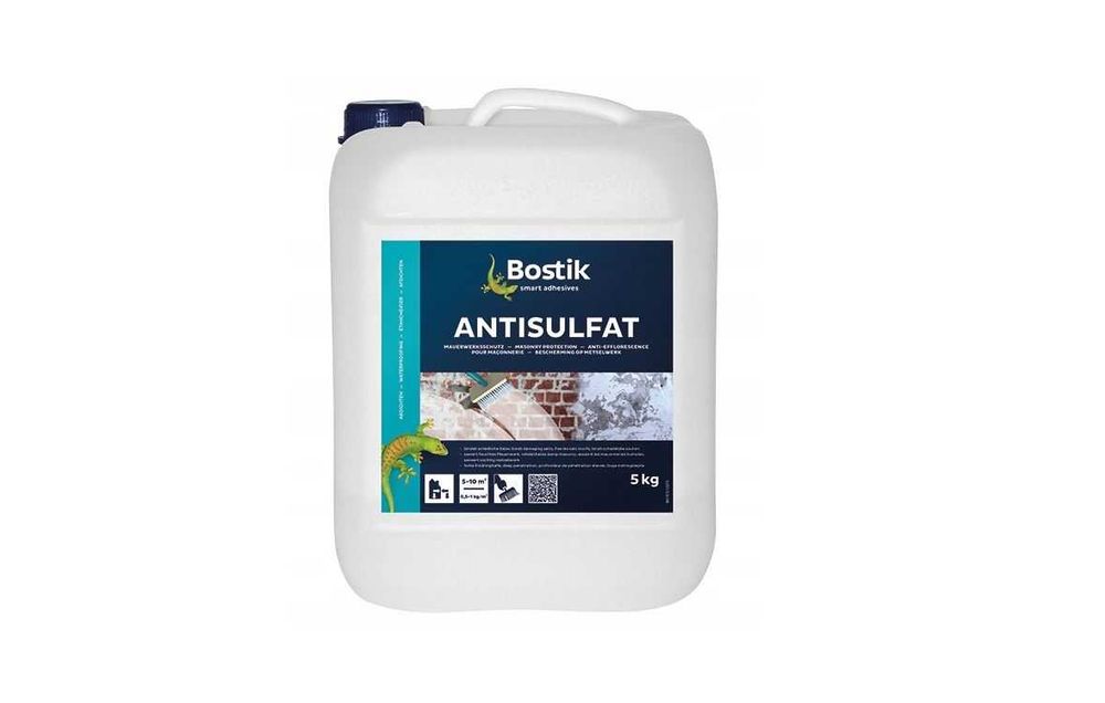 Antisulfat BOSTIK / Środek do odsalania murów / Neutralizacja soli