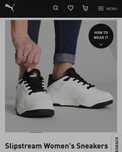 Кожанные Puma оригинал женские снікерcи Slipstream White/Warm White 24