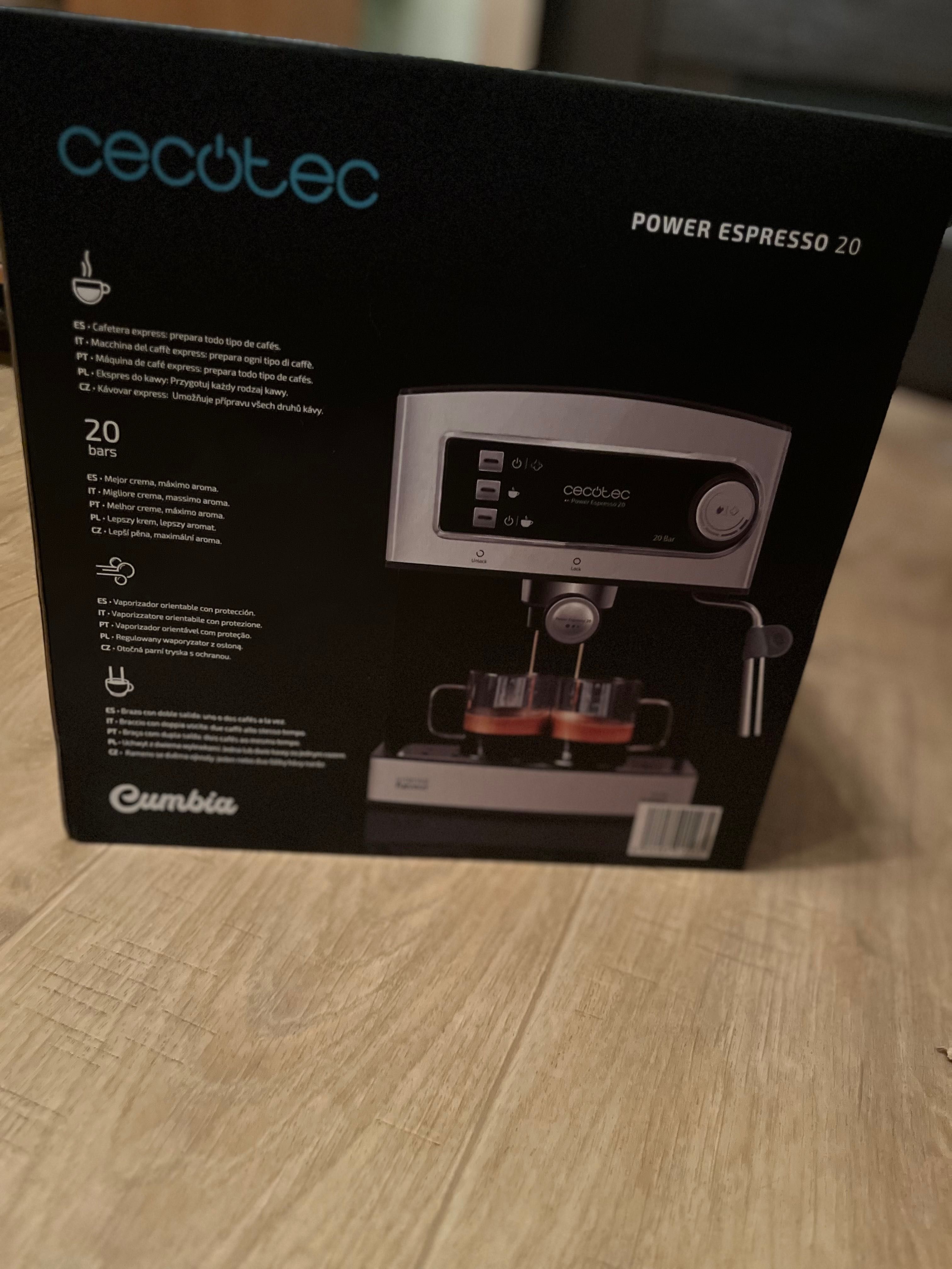 Кавоварка Cecotec POWER espresso 20 нова кавоварка