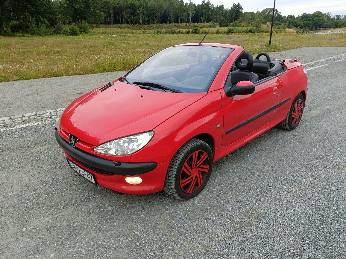 Peugeot 206 CC Cabrio 1.6 Automat klimatyzacja niski przebieg