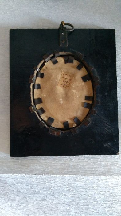 Miniatura portret kobiety , w ramkach , wym. 13x10 cm.