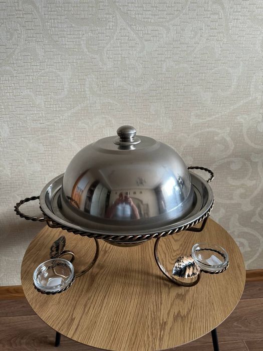 Садж с тремя соусницами