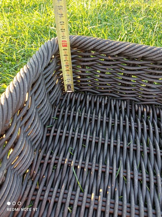 Koszyk technorattan 60x50x11cm