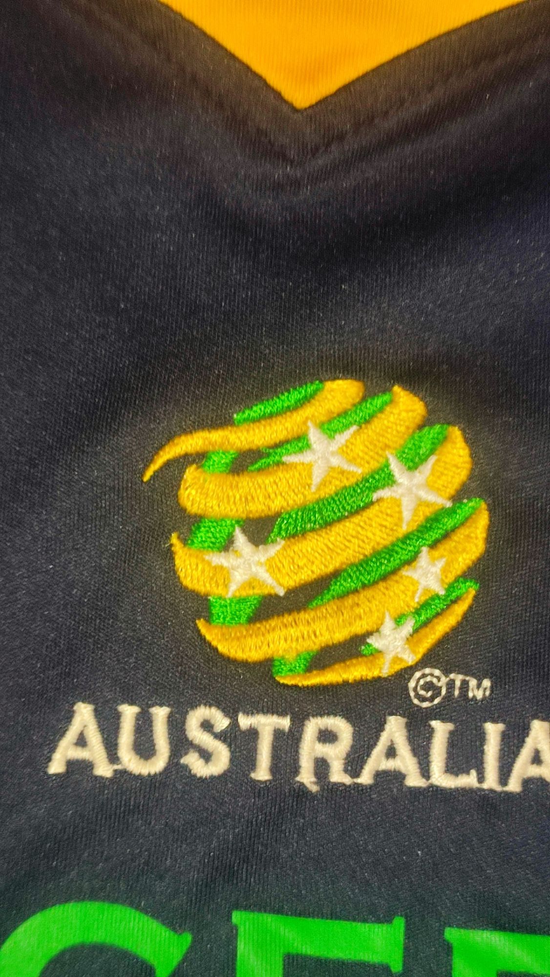 Koszulka sportowa Australia rozm 140-152 wymiary na fotkach