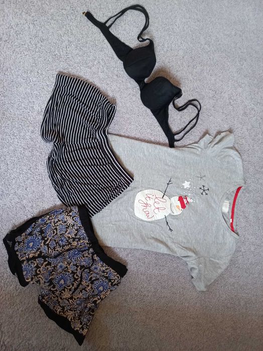 MEGA Paka 14 szt !! Zestaw ubrań S / 36 LEE Guess H&M konkrety buty