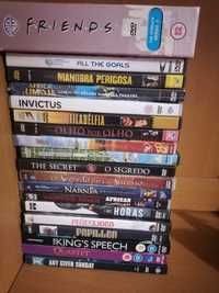 Lote de 19 DVDs em excelente estado e novos