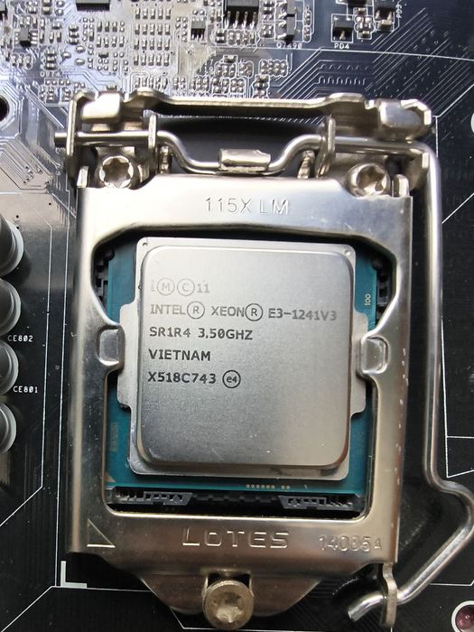 Комплект s1150, Intel Xeon E3-1241V3 3.5 GHz + ASRock H97M Pro4