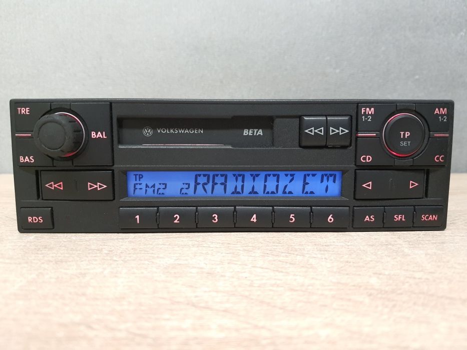Radio Oryginalne Volkswagen BETA 5 V VW Golf 4 Passat b5, Polo, Gamma