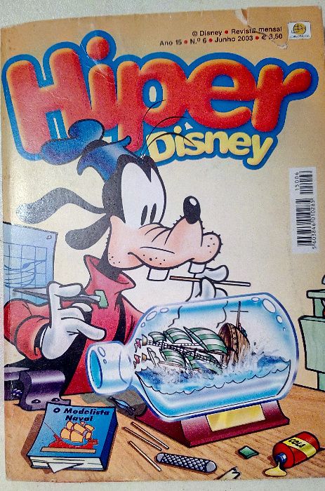 Livros BD Disney Abril / Control Jornal "Hiper Disney"