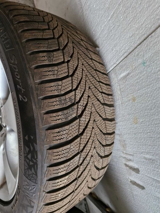 Kola BBS 17" z oponami zimowymi bmw