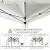 Pawilon, namiot rozkładany, System POP UP Gazebo Vounot 3 x 3 x 2,5m